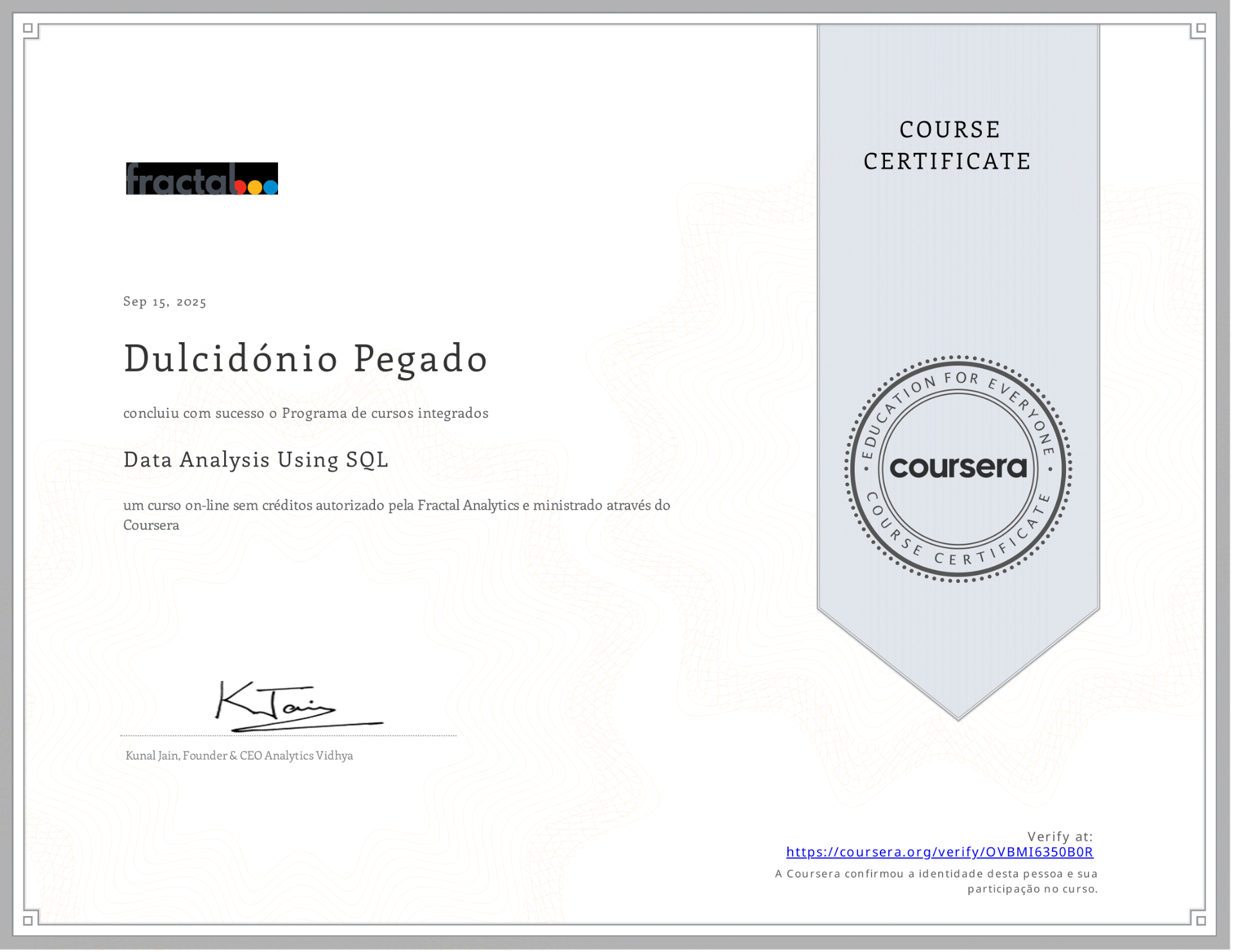 Data Analysis Using SQL